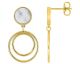 Boucles d'oreilles pendants plaqué or - 135391
