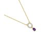 Collier plaqué or oxydes - 132575.7