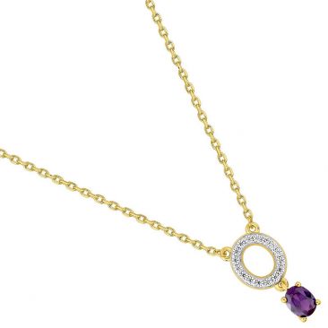 Collier plaqué or oxydes - 132575.7