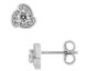 Boucles d'oreilles boutons argent oxydes - 335542.1