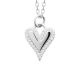 Collier coeur argent Stepec - TSJETEOU