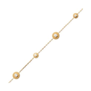 Bracelet plaqué or oxydes Stepec - ESJEJSBT
