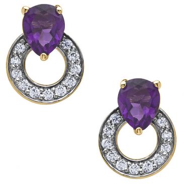Boucles d'oreilles boutons or Stepec - cTPUIJ
