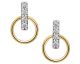 Boucles d'oreilles boutons or Stepec - cSSXIJ