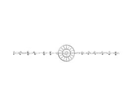 Bracelet chaine Les Georgettes - Astrale Précieuses finition argent 16 mm