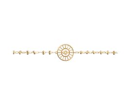 Bracelet chaine Les Georgettes - Astrale Précieuses finition dorée 16 mm