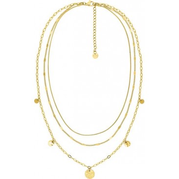 Collier acier doré Stepec - 432424