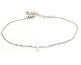 Bracelet croix acier - 433885