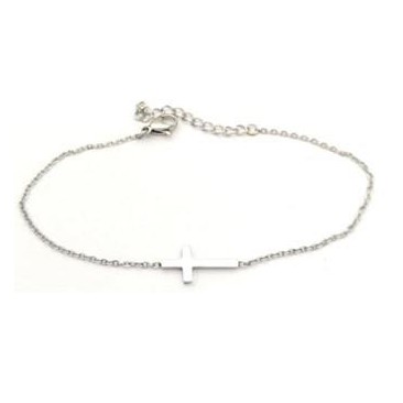 Bracelet croix acier - 433885