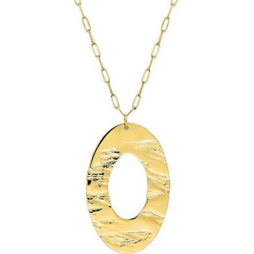 Collier sautoir acier doré Stepec - 432434