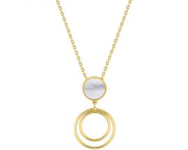 Collier plaqué or nacre Stepec - 132592 