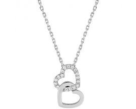 Collier empierré argent - ASCV86Z40