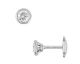 Boucles d'oreilles boutons diamant(s) or Girard - EA203HGB2