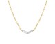 Collier argent bicolore oxydes Charles Garnier - AGF170045N
