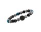 Bracelet acier & oeil de tigre Jourdan - JH100017B