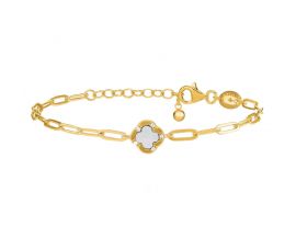 Bracelet argent doré nacre Charles Garnier - AGF170204B