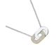 Collier argent oxydes Charles Garnier - AGF170197N