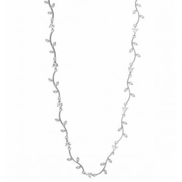 Collier argent et oxydes LINEARGENT - 12968-C