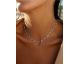 Collier argent et oxydes LINEARGENT - 12968-C