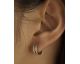 Boucles d'oreilles argent doré oxydes LINEARGENT - 18716-A