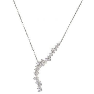 Collier argent et oxydes LINEARGENT - 19415-PE