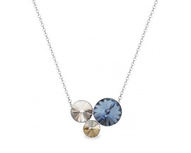 Collier argent et cristal Spark - A0144B