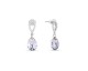 Boucles d'oreilles pendants argent et cristal Spark - A495W