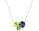 Collier argent et cristal Spark - A0144EM3