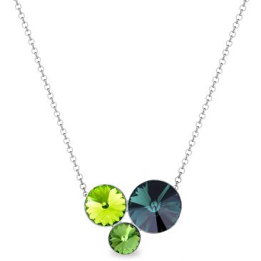 Collier argent et cristal Spark - A0144EM3