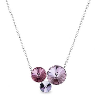 Collier argent et cristal Spark - A0144LAM