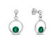 Boucles d'oreilles pendants argent et cristal Spark - A0504EM