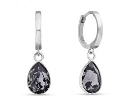 Boucles d'oreilles pendants argent et cristal Spark - A0508GR