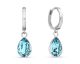 Boucles d'oreilles pendants argent et cristal Spark - A0508LTU
