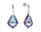 Boucles d'oreilles pendants argent et cristal Spark - A0511V