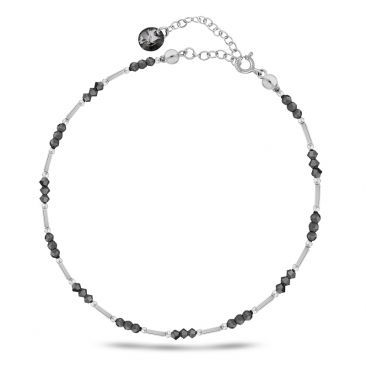 Chaine de cheville argent et cristal Spark - A0519HE