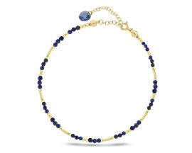 Chaine de cheville argent et cristal Spark - G0519LL