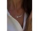 Collier argent & oxydes LINEARGENT - 19479-C