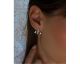 Boucles d'oreilles boutons argent & oxydes LINEARGENT - 19480-A