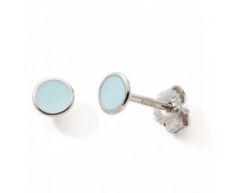 Boucles d'oreilles boutons argent Stepec - cJBUX