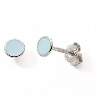 Boucles d'oreilles boutons argent Stepec - cJBUX
