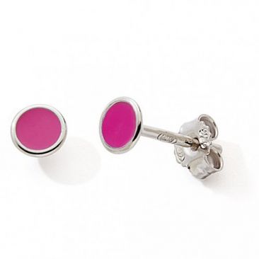Boucles d'oreilles boutons argent Stepec - cJBUT
