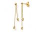 Boucles d'oreilles pendants or - nBBEIB