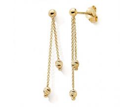 Boucles d'oreilles pendants or - nBBEIB