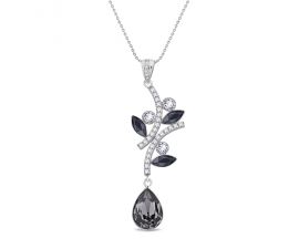 Collier argent et cristal Spark - A0518GR