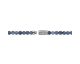 Collier perles Rebel & Rose Midnight Blue 4 mm - RR-NL037-S
