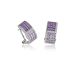 Boucles d'oreilles argent oxydes LINEARGENT - 19447-A