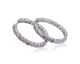 Boucles d'oreilles argent & oxydes LINEARGENT - 19455-A