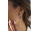 Boucles d'oreilles argent & oxydes LINEARGENT - 19455-A