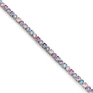 Bracelet argent oxydes LINEARGENT - 19455-P