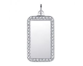 Plaque argent et oxydes Auro - P1063